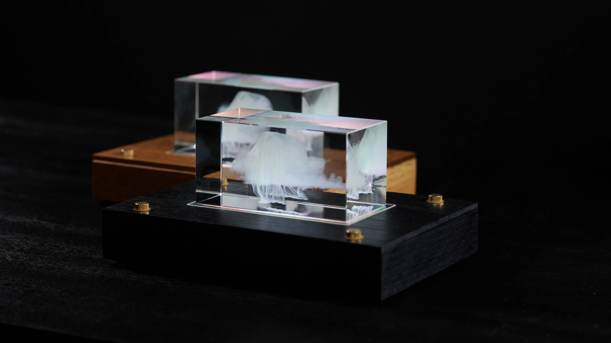 A pair of Somnium sculptures