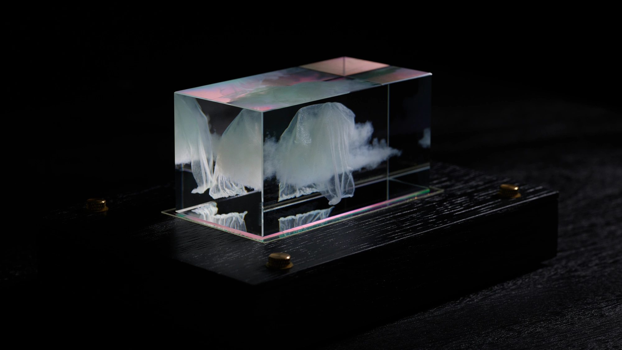 Somnium sculpture, cloud veil detail
